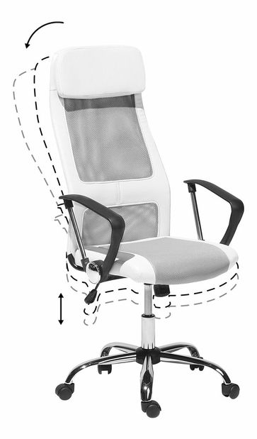 Irodai szék Pinson (fehér)