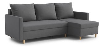 Rohová sedacia súprava Ronaldo (P) (sivá)