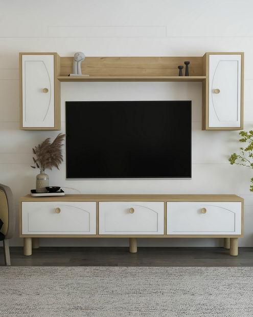 Nappali fal Simplicado (tölgy + fehér)