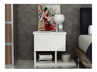 Noćni stolić Yucca (bijela)