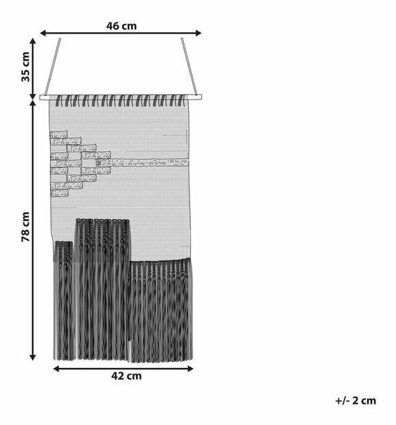 Fali dekoráció Aboi (többszínű)
