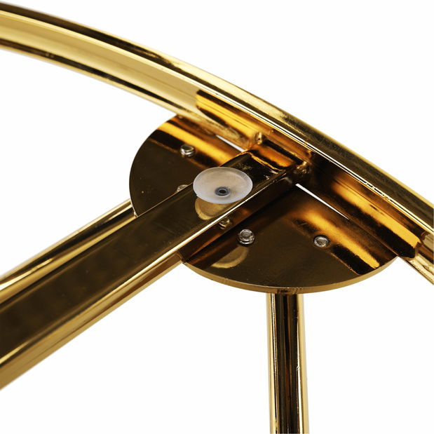 Masă de cafea Rose (auriu + negru)