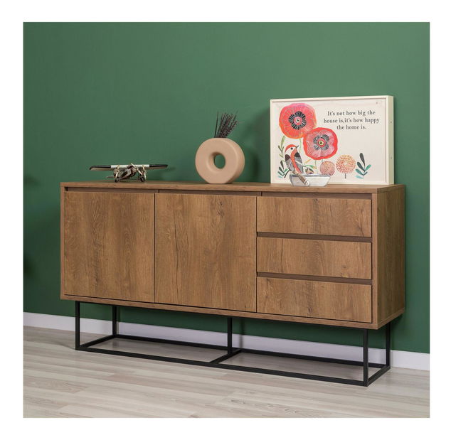 Set za dnevni boravak Laxi 19 (orah + crna)