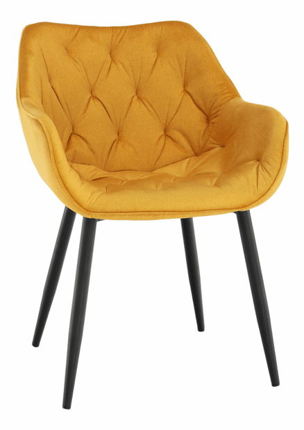 Fotoliu de design Feddy (galben)
