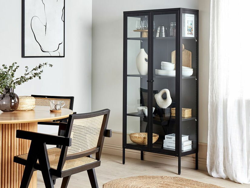 Vitrína Harmon (čierna)