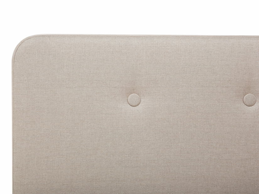 Manželská posteľ 140 cm ROME (s roštom a úl. priestorom) (béžová) *výpredaj