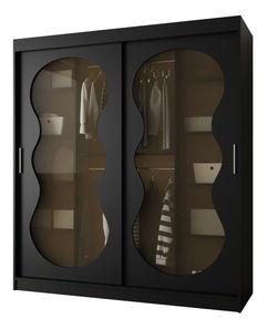 Dulap de haine 180 cm Boomer 3 (Negru)