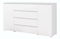Komód Cortez C 6 (fehér)