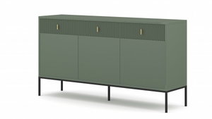 Komoda Magara 3D3S (zelena + crna)