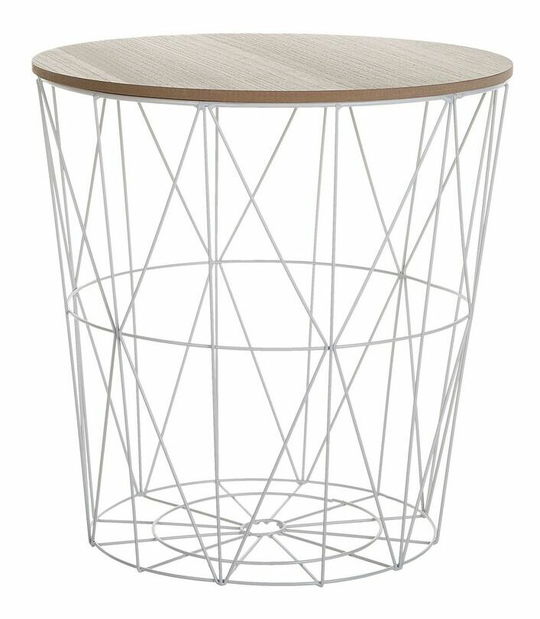 Konferenčný stolík Lamwo (biela)