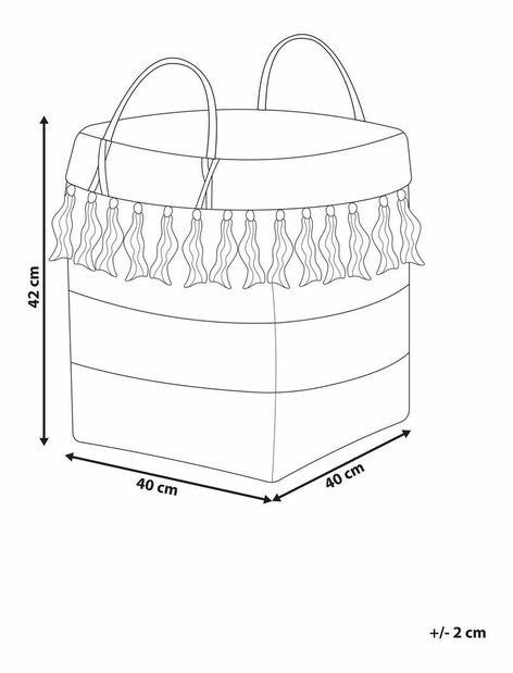 Coș de depozitare Mesza (natural)
