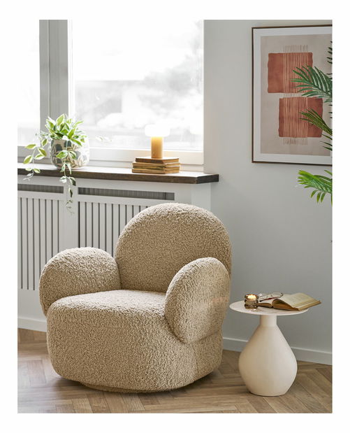 Príručný stolík Cortina 2 ( sivobiela)