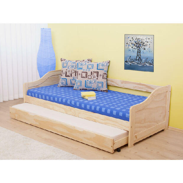 Széthúzható ágy 90 cm Laila (masszív, két ágyráccsal) *kiárusítás