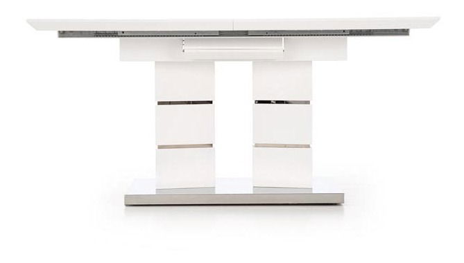 Masă de sufragerie extensibilă 160-200 cm Leonor (alb) (pentru 6 8 persoane)