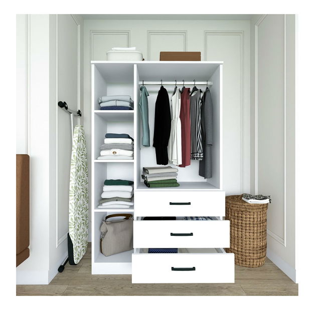 Ormar za garderobu Essy 56 (bijela mat)