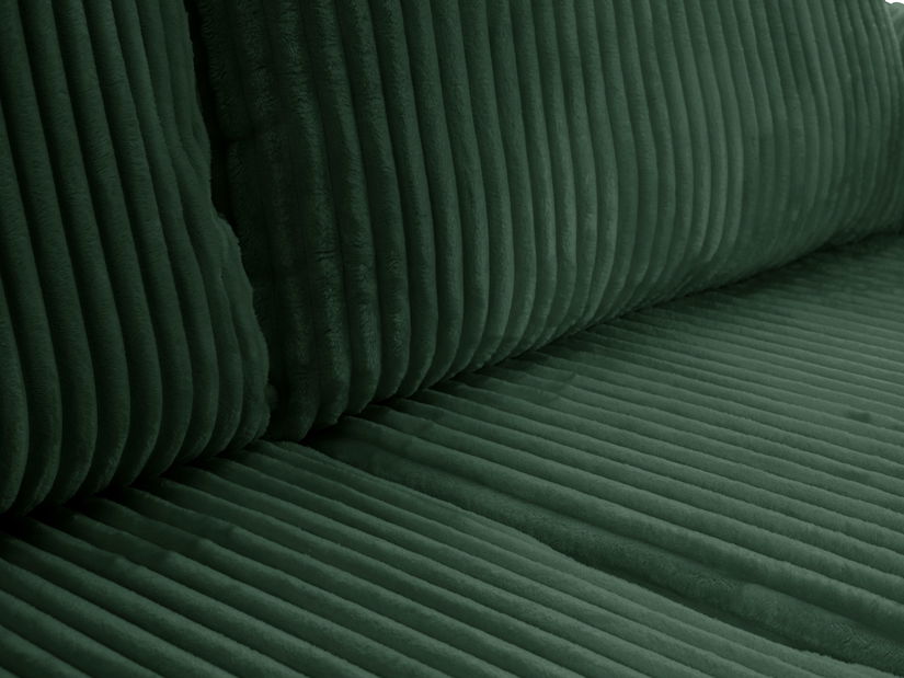 Sarok ülőgarnitúra Alondra (sötétzöld) (J)