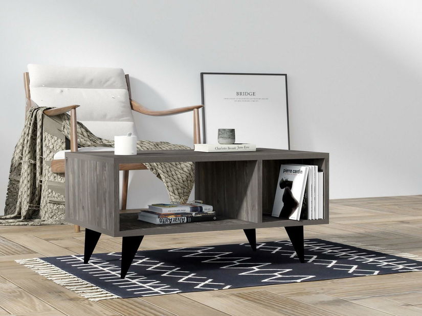 Stolić za kavu Kisamo 1 (antracit)