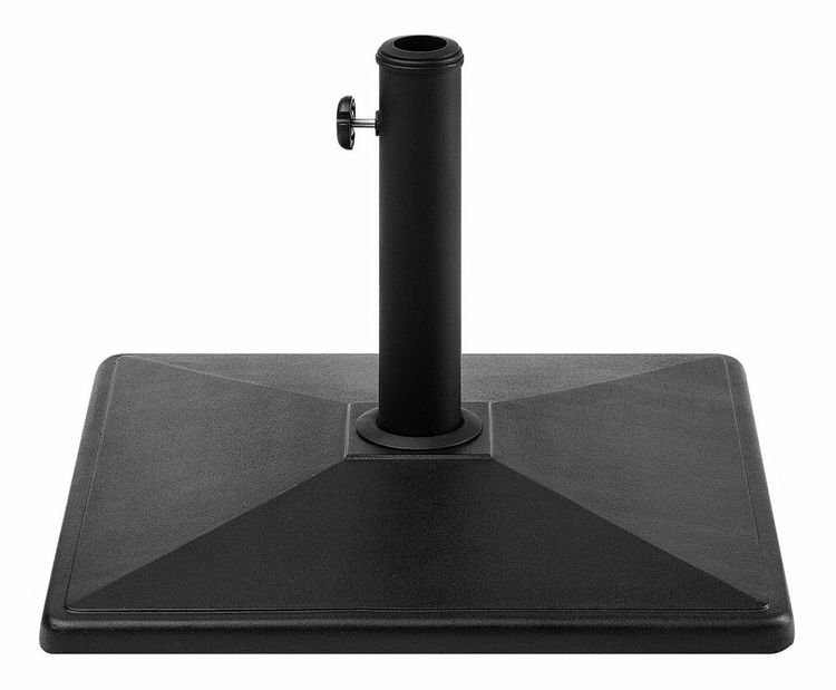 Cadru pentru umbrelă de grădină 50 cm ELFIR (beton) (pătrat) (negru)