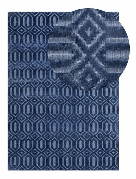 Covor 230 cm Adente (albastru marin)