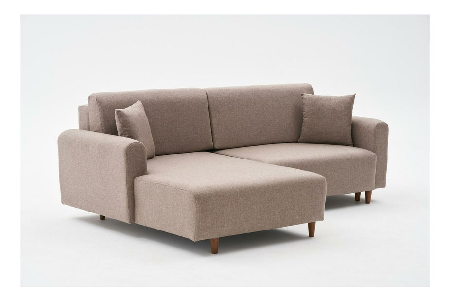 Sarok ülőgarnitúra Minty (B) (barna)