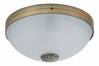 Stropna svjetiljka Orchidea 8558 (brončana + rižino kameno staklo)