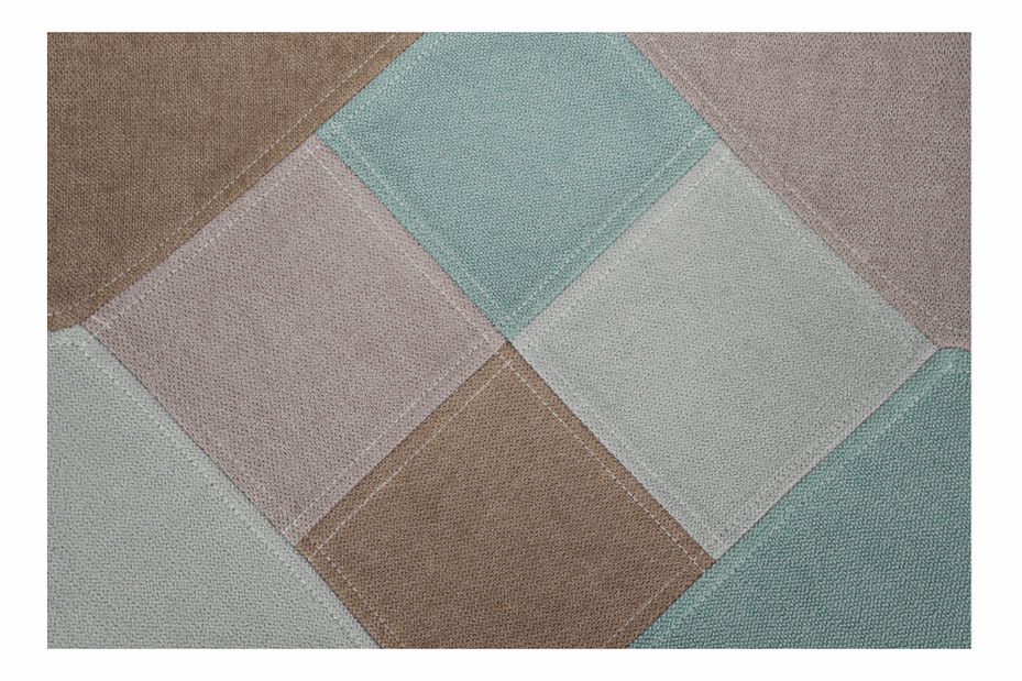 Étkezőszék Glority (menta színű patchwork)