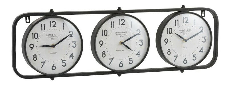 Hodiny Jolipa Nástenné Man Cave (74x5x24cm) (Hnedá)