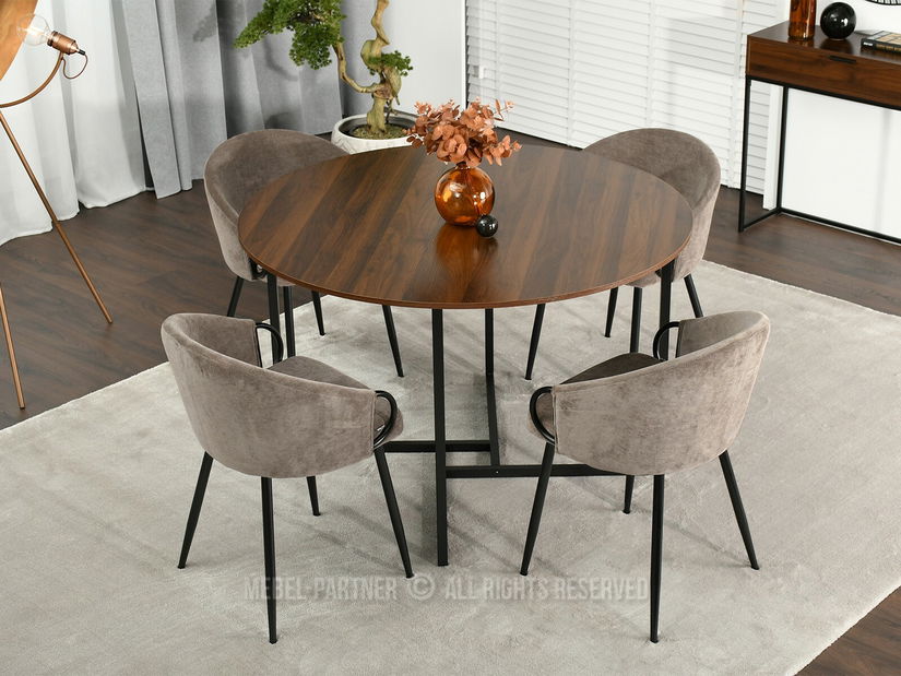 Scaun Carma K (nisipiu + negru)