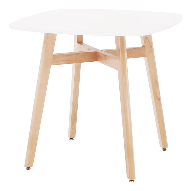 Masă de sufragerie Dejno (alb)