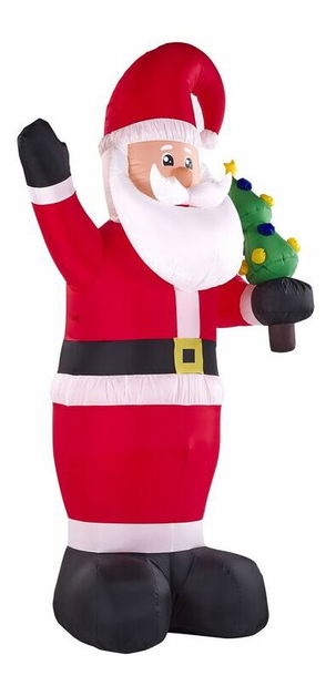 Decorațiune cu LED-uri Moș Crăciun Ivaza (roșu)