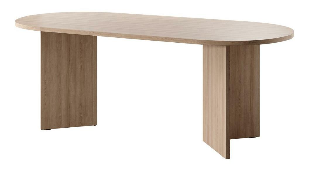 Masă de sufragerie – selsey – Olivo (pentru 8 și mai multe persoane) (stejar Lindberg) *resigilat