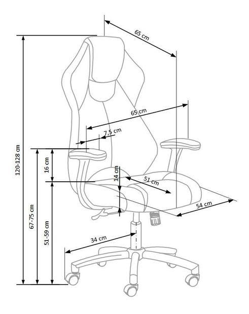 Scaun de birou Torano