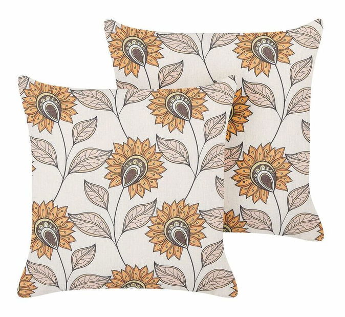 Set 2 buc perne decorative 45 x 45 cm Tuber (multicolor)