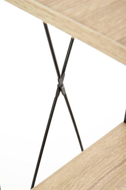 Regál Neda (természetes fa + fekete)