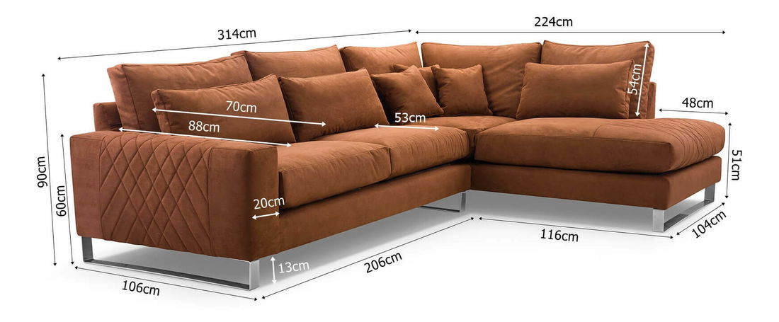 Colțar Cristal (Maro) (D)