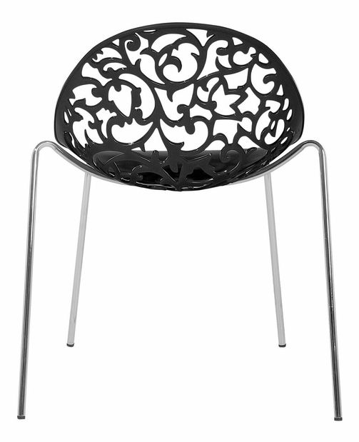 Set blagovaonskih stolica 4 kom. Mumbwa (crna)