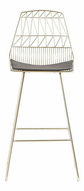 Set 2ks. barových stoličiek Pesto (zlatá)