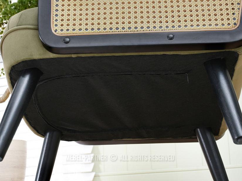 Fotoliu Will (verde + negru)