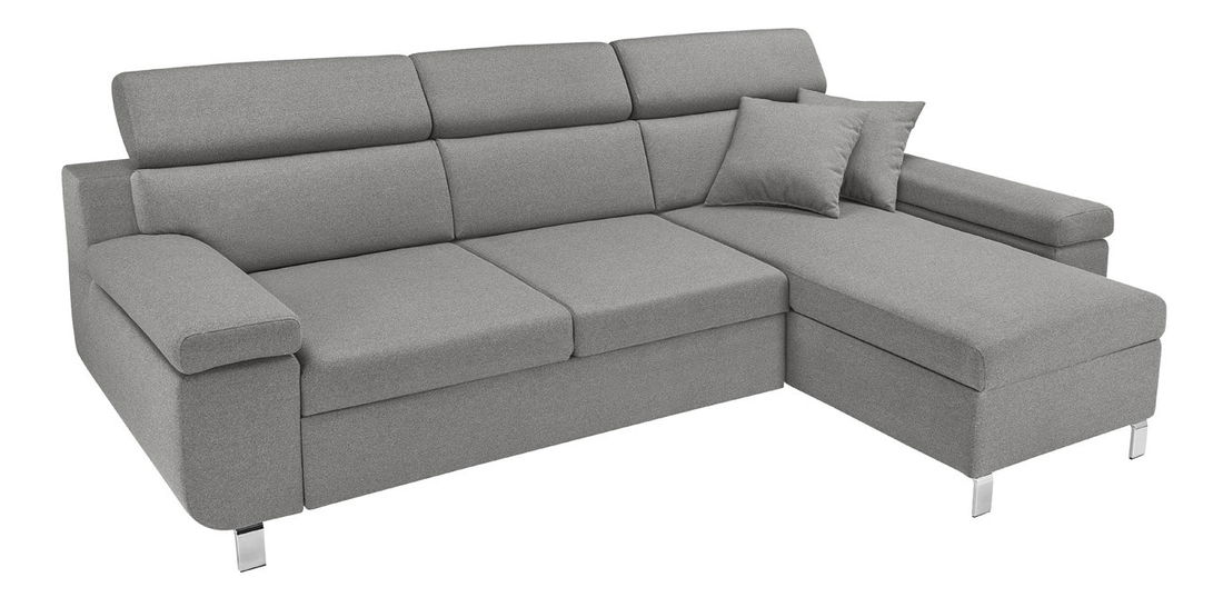 Rohová sedačka BRW Remi 2F.RECBK (sivá) (P)