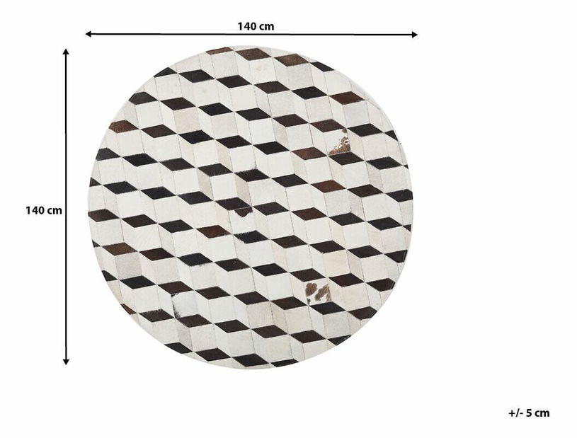 Koberec 140 cm ANGLESEA (viacfarebné)