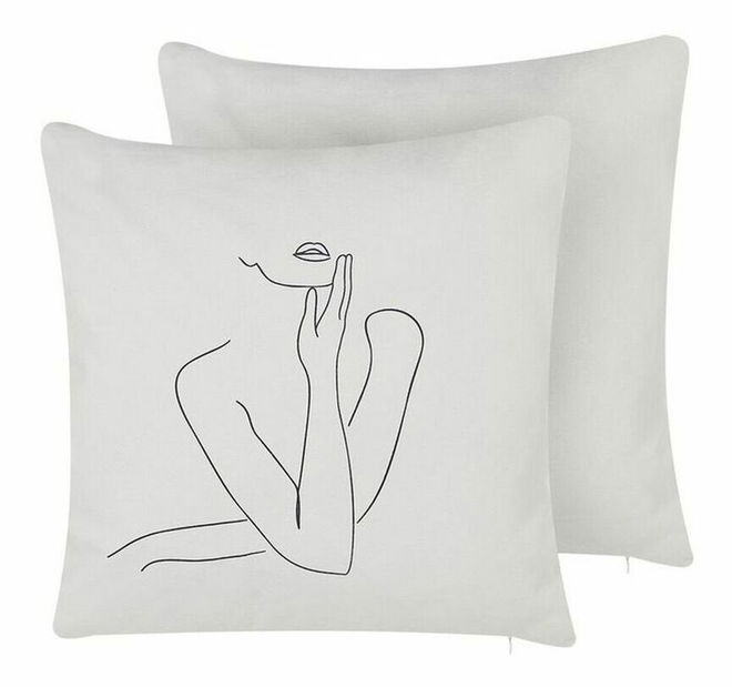 Dekoratív párna 45 x 45 cm Medvec (fekete)