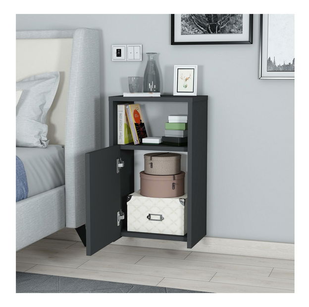 Éjjeliszekrény Fungus (antracit)