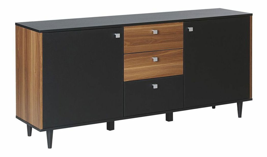 Komoda KORU (MDF) (čierna)