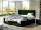 Manželská posteľ Boxspring Kennedy (160x200) (ekokoža Soft 011 (čierna))