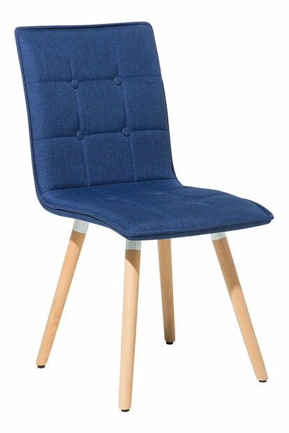 Set 2 buc. scaune pentru sufragerie Berken (albastru marin)