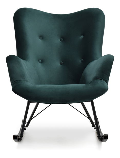 Fotoliu relax Laurentino (verde + negru)