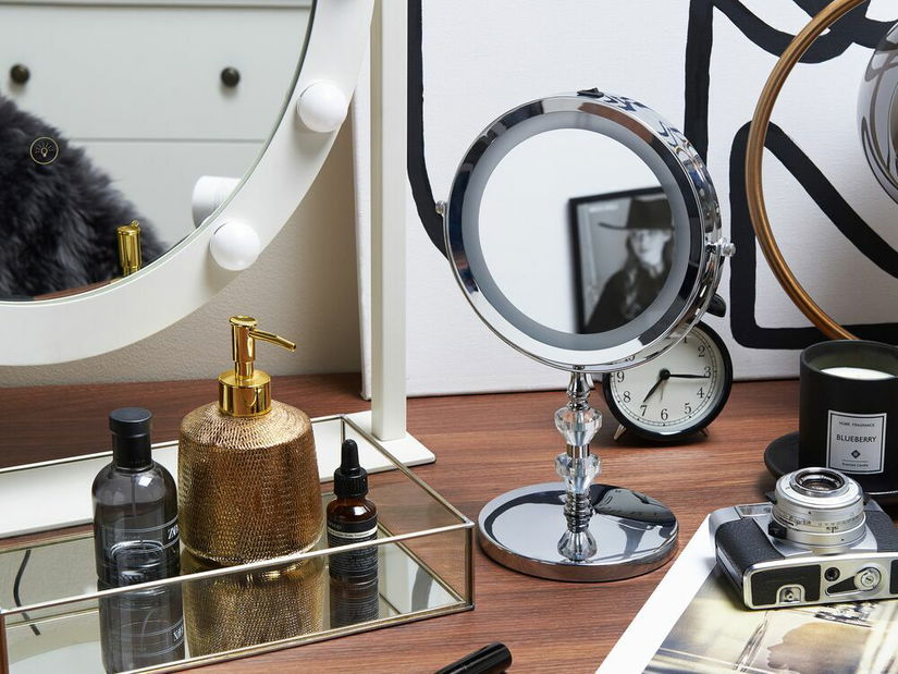 Oglindă machiaj Laoza (argintiu)