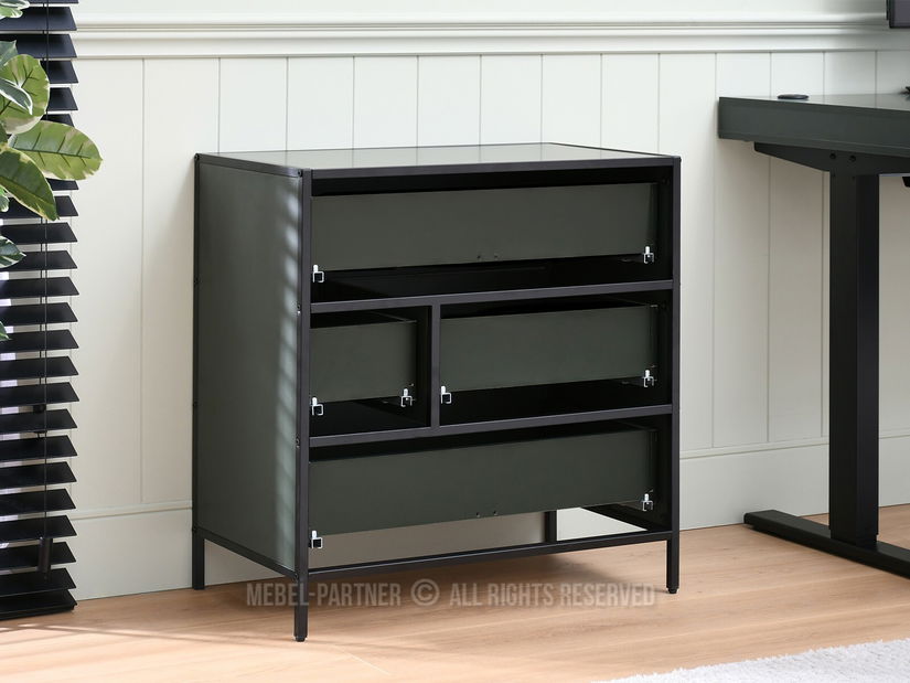 Komoda Soren Kom (zelena + crna)