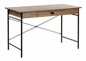 Písací stôl COSTO (120 x 60 cm) (MDF) (tmavé drevo)