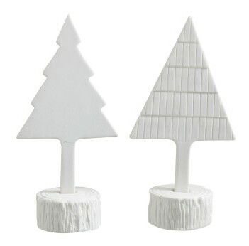 Figurína Jolipa Fauna a flóra Mystical Mint (11x6x20cm) (Biela) (2ks)